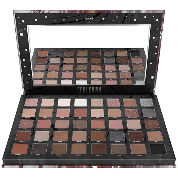 W7 Cool Down Pressed Pigment Palette - 40 High Impact Cool Tone Colors - Picture 2 of 6